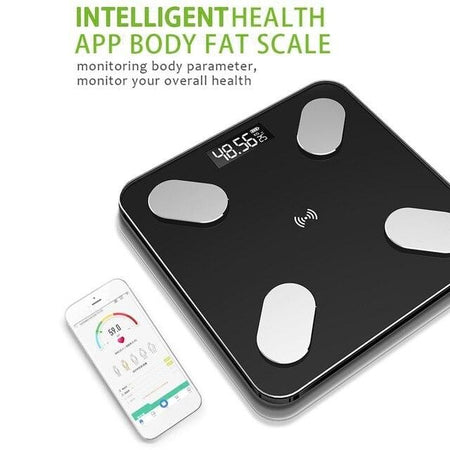 USB Rechargeable Intelligent Digital Body Fat Scale Electronic Weighing Scale with 59 Item Data Connection Voice Broadcast